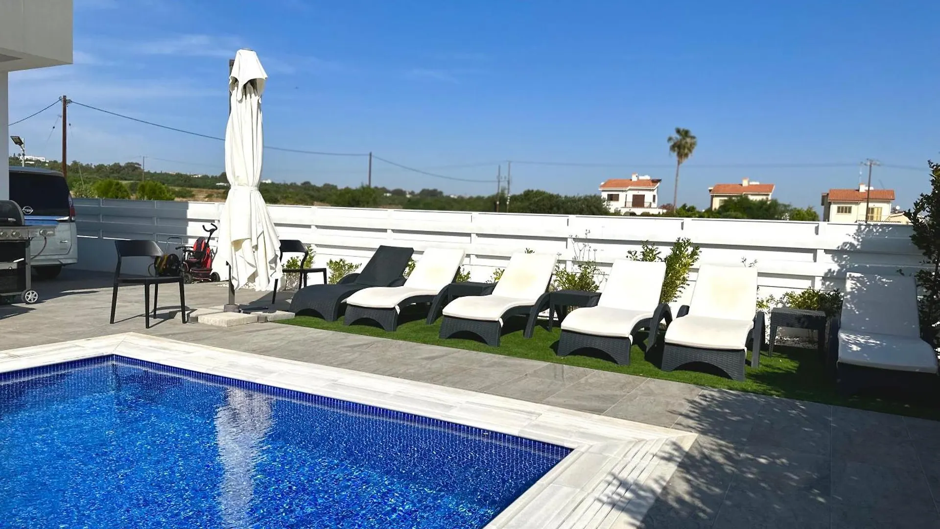 Protaras Villa, Swimming Pool, Bbq Grill, 3 Bedrooms, Near Beach 0*,
